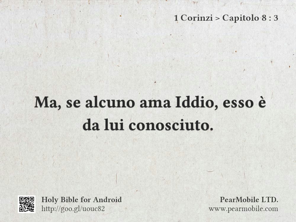 1 Corinzi, Capitolo 8:3